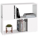 vidaXL TV-benk hvit 80x24x63 cm sponplate