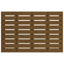 vidaXL Veggmontert hodegavl honningbrun 81x3x63 cm heltre furu