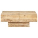 vidaXL Salongbord 80x80x28 cm heltre mango