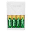 Varta batterilader + 4x AA batterier (2100mAh)