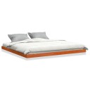  Sengeramme brun 200x200 cm heltre furu 8721102640278