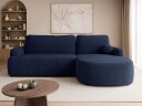 Branrel 3 seters sofa med divan   blå