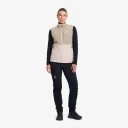 Revolutionrace Dame Overdeler Fleece & midlayers River Hybrid Fleece Vest Dame Peyote 4XL
