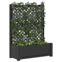 vidaXL Stor plantekasse med espalier PP Antrasitt