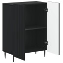 vidaXL Baderom Oppbevaringsskap ZWOLLE Svart 59,5 x 31 x 79,5 cm