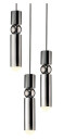 Lee Broom Fulcrum Taklampe 3 Stk Krom