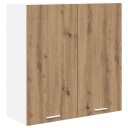  Hengende skap Riga Artisan Eik 80 x 31 x 80 cm Konstruert tre