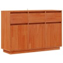  Serviesskap med skuff VoksBrun 111 x 36 x 75 cm Massiv furu
