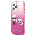 Karl Lagerfeld Gradient Ikonik iPhone 13 Pro / 13 Etui - Rosa