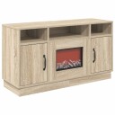 vidaXL Elektrisk peis Sonoma 100 x 33 x 55 cm Konstruert tre