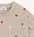 Hust and Claire Collegegenser   HcSicilia Heartbeat   Kjeks   Hust and Claire   2 år (92)   Collegegenser Beige Grå