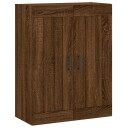  Veggskap brun eik 69,5x34x90 cm konstruert tre 8720845950446