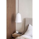 Tulip Taklampe 30 x 23 cm Bomull Hvit