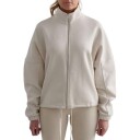 Aim'n   Genserjakke Campus Sweat Zip Jacket   Brun