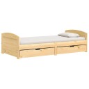 Dagseng med 2 skuffer IRUN 90x200 cm heltre furu 8721012134188