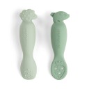 Done by Deer Learning Spoon Set Tiny Farm Green