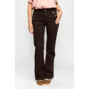 2 Biz Dame Jeans Brun 2XL,