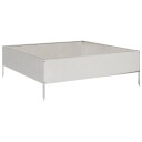  Høybed 100x100x33,5 cm rustfritt stål