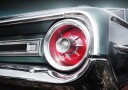 American classic car Galaxie 500 1964 Rear Plakat Plakat / 70x100cm