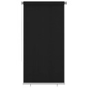 vidaXL Utendørs rullegardin 120x230 cm svart