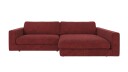 Rowico Home Duncan 3 seters sofa med sjeselong H Rød Anna 8 258 x 150 x 78 cm Rød