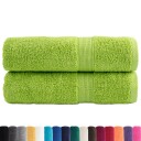 vidaXL Premium badehåndklær SOLUND 2 stk 100x150 cm 600 g/m2