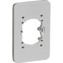 Lauritz Knudsen Opus 74 Mellemplade for Stikkontakt, 2 Modul, Lysegrå Light Gray 2 Module