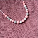Babysjarm 2pk Runde Silikonperler  15mm