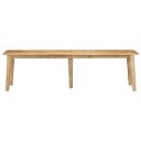 vidaXL Benk 160x40x45 cm heltre mango