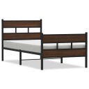  Sengeramme uten madrass med hodegavl og fotgavl 90x200 cm 8721158377517