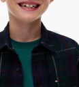 Tommy Hilfiger Corduroy Check Graphic Shirt   GREEN CHECK   176