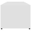vidaXL Salongbord hvit 90x45x35 cm sponplate