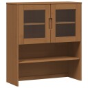  Hytte Karamell 90 x 35 x 100 cm Massiv furu og herdet glass