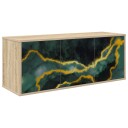 vidaXL Vegghengt TV skap WIJHE 102 x 33 x 40 cm Sonoma eik