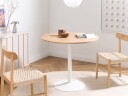 Spisebord Tino 90 cm - Lysebrun