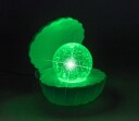 Skjell Glitterlampe M/usb Kabel