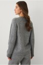 Ellos STUDIO   Genser Soft Plain Knitted Sweater LS   Grå