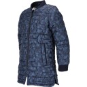 ZigZag Stella Long Vattert Jakke Barn Navy 104   110