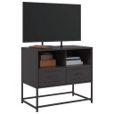  TV-benk svart 68x39x60,5 cm stål 846548