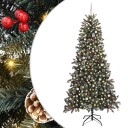  Kunstig juletre med 300 LED grønn 129,5 x 129,5 x 240 cm