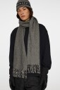 J.lindeberg Jared Scarf Black Melange