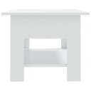 vidaXL Salongbord hvit 102x55x42 cm sponplate