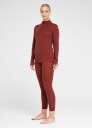 Dovre Women Stillongs 100% merino ull rød