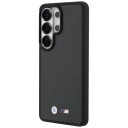 BMW M Kevlar Logo MagSafe Case for Samsung Galaxy S26 Ultra Black