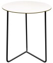 Grythyttan Stålmöbler Bord High Tech 60 hvit laminat / svart stativ Ø 60 cm Grythyttan Stålmöbler