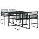  Hagespisegruppe 5 deler svart polyrotting 3295048