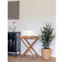 Ronda bakkebord 60x40x70 cm teak.