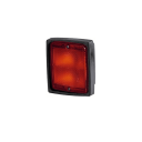 Hella square fog tail light red