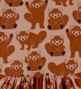 DYR Cph Kjole   Animal zanzi   Light Leire Multi rød Panda   DYR   6 år 116   Kjole Brun