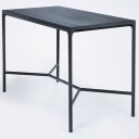 Houe Four barbord 160x90 cm svart aluminium